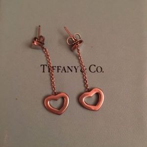 Tiffany & Co. Heart Lariat Dangle Dangling Earring
